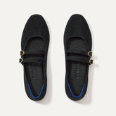 The Double Buckle Mary Jane - ReVelvet™ Black