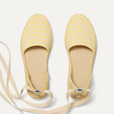 The D'Orsay Espadrille - Sunshine Stripe