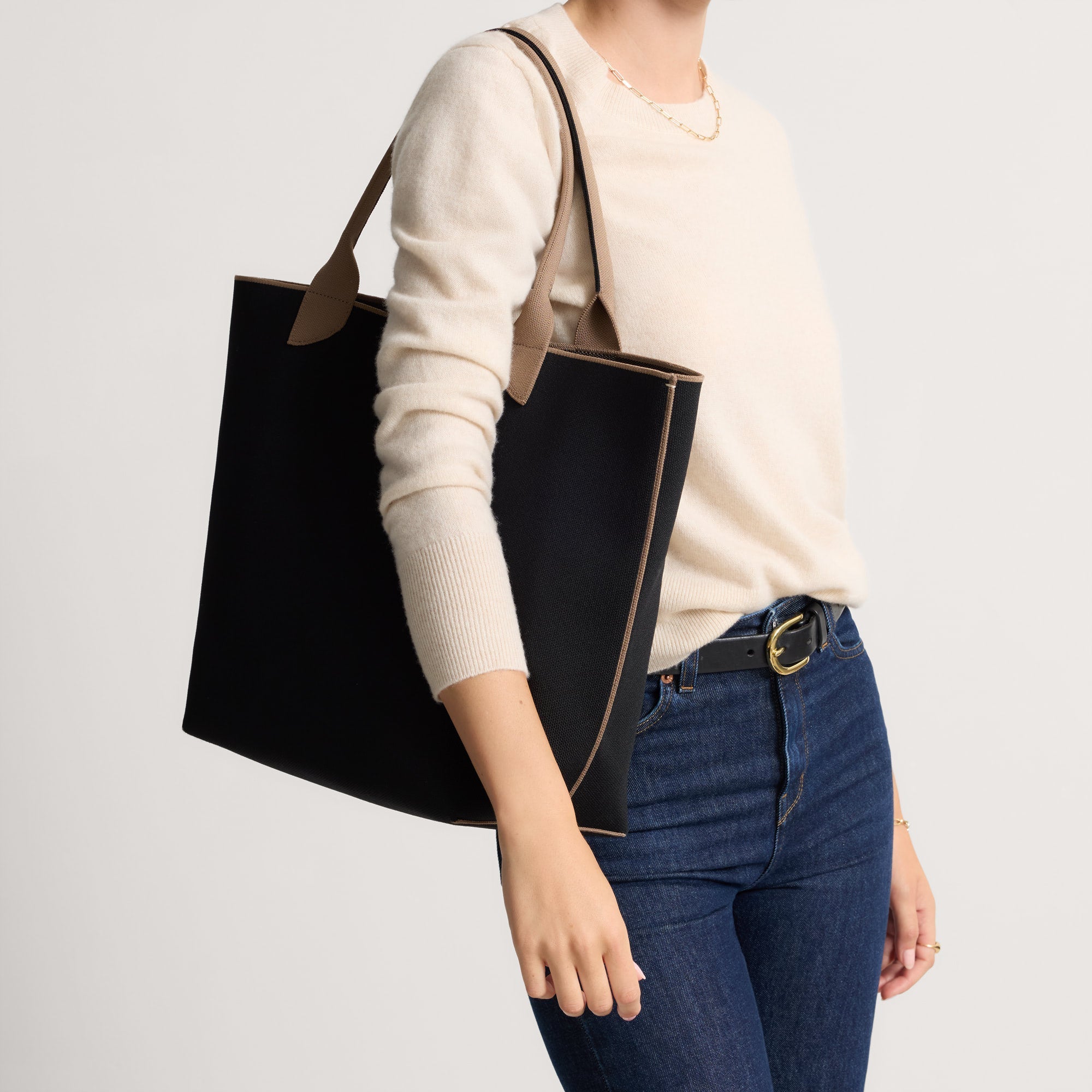 The Lightweight Tote - Black Portobello