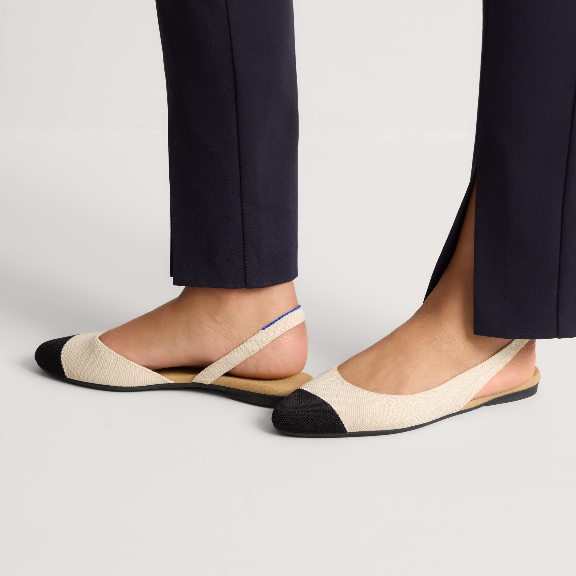 The Almond Slingback - Conch Captoe