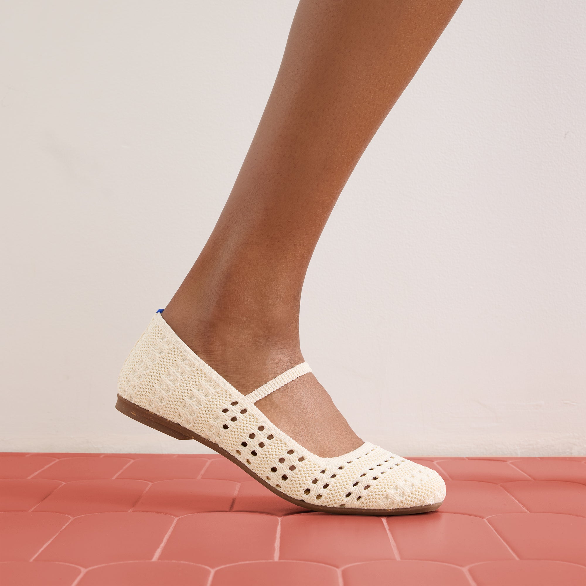 The Max Square Mary Jane - Sandy Crochet