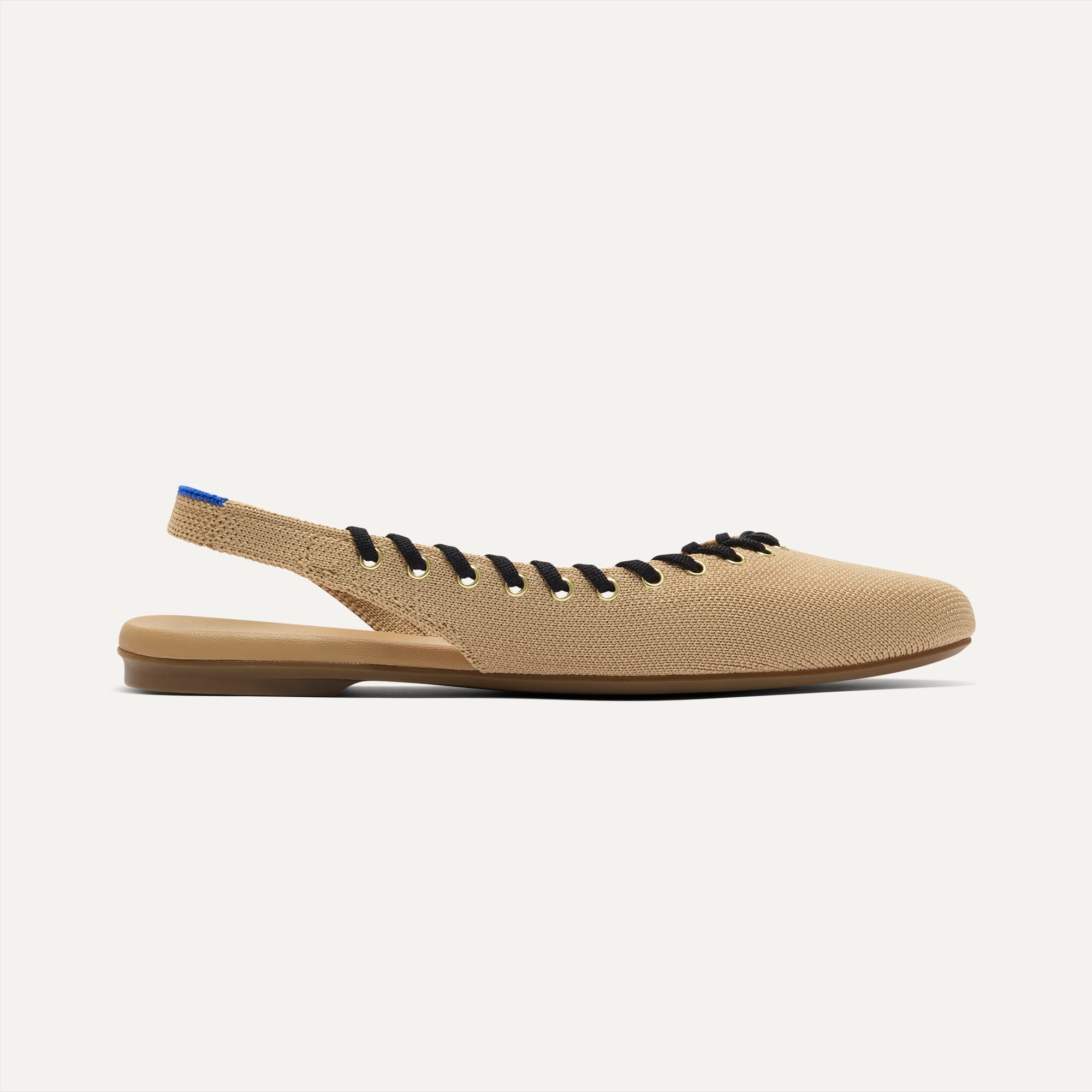 The Almond Slingback - Eyelet Frappe