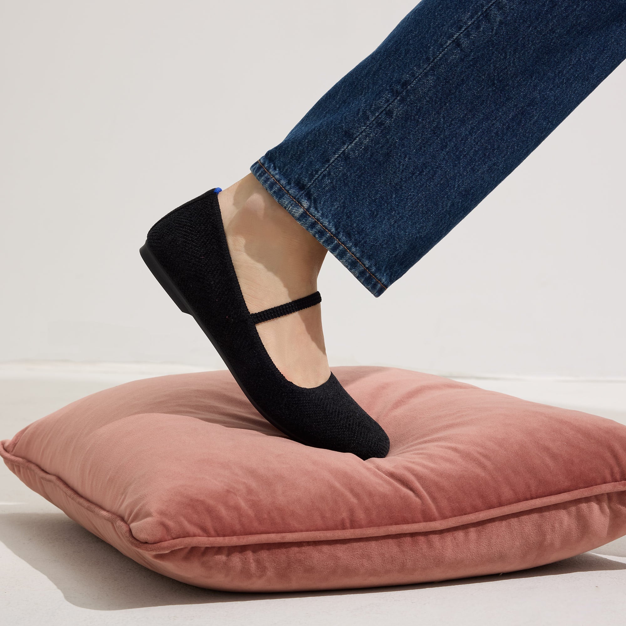 The Max Square Mary Jane - ReVelvet™ Black