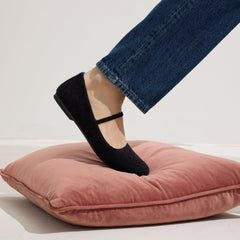 The Max Square Mary Jane - ReVelvet™ Black