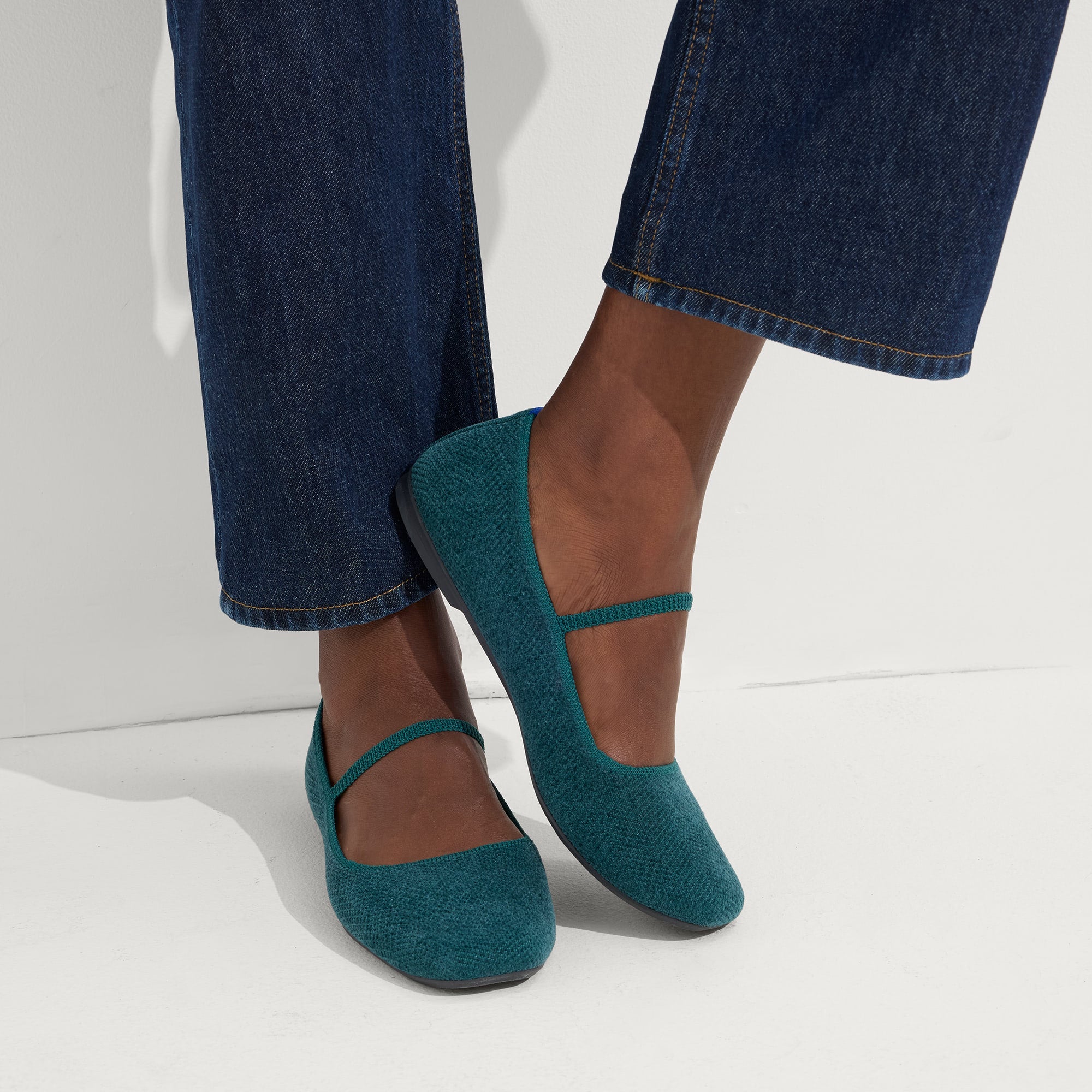 The Max Square Mary Jane - ReVelvet™ Everglade