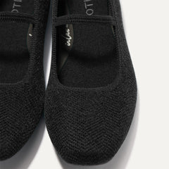 The Max Square Mary Jane - ReVelvet™ Black