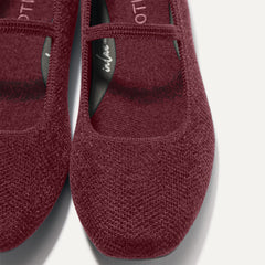 The Max Square Mary Jane - ReVelvet™ Syrah