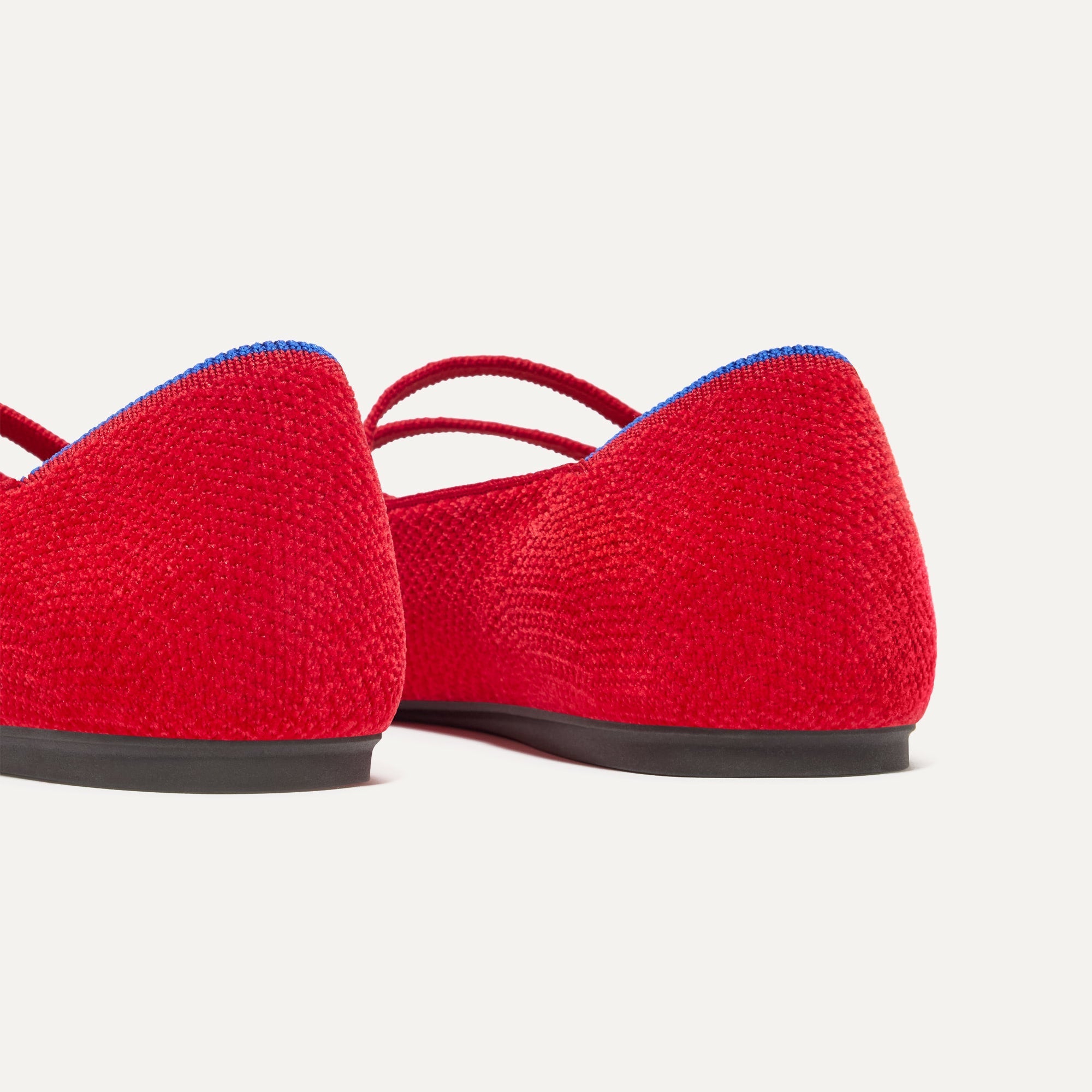 The Double Buckle Mary Jane - ReVelvet™ Red Crisp