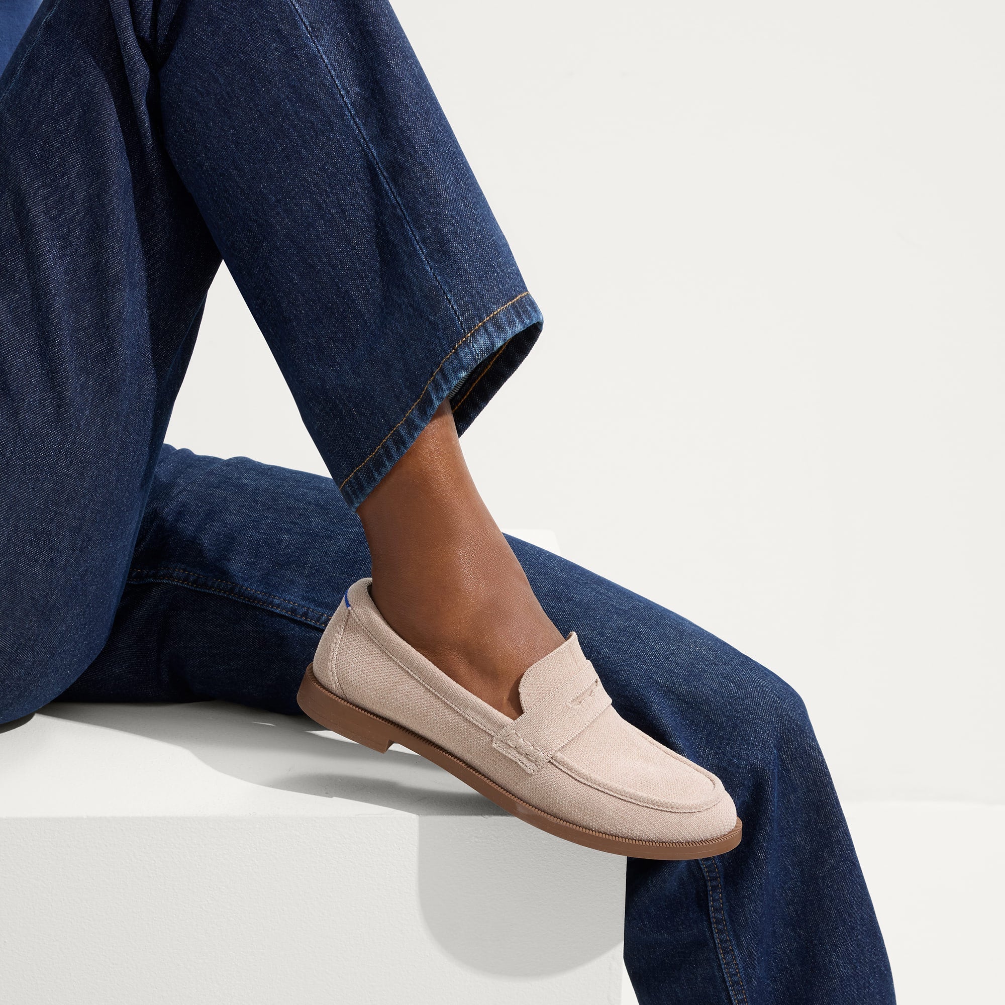 The Penny Loafer - ReVelvet™ Dove