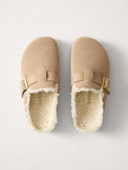 The Teddy Buckle Clog - Honey