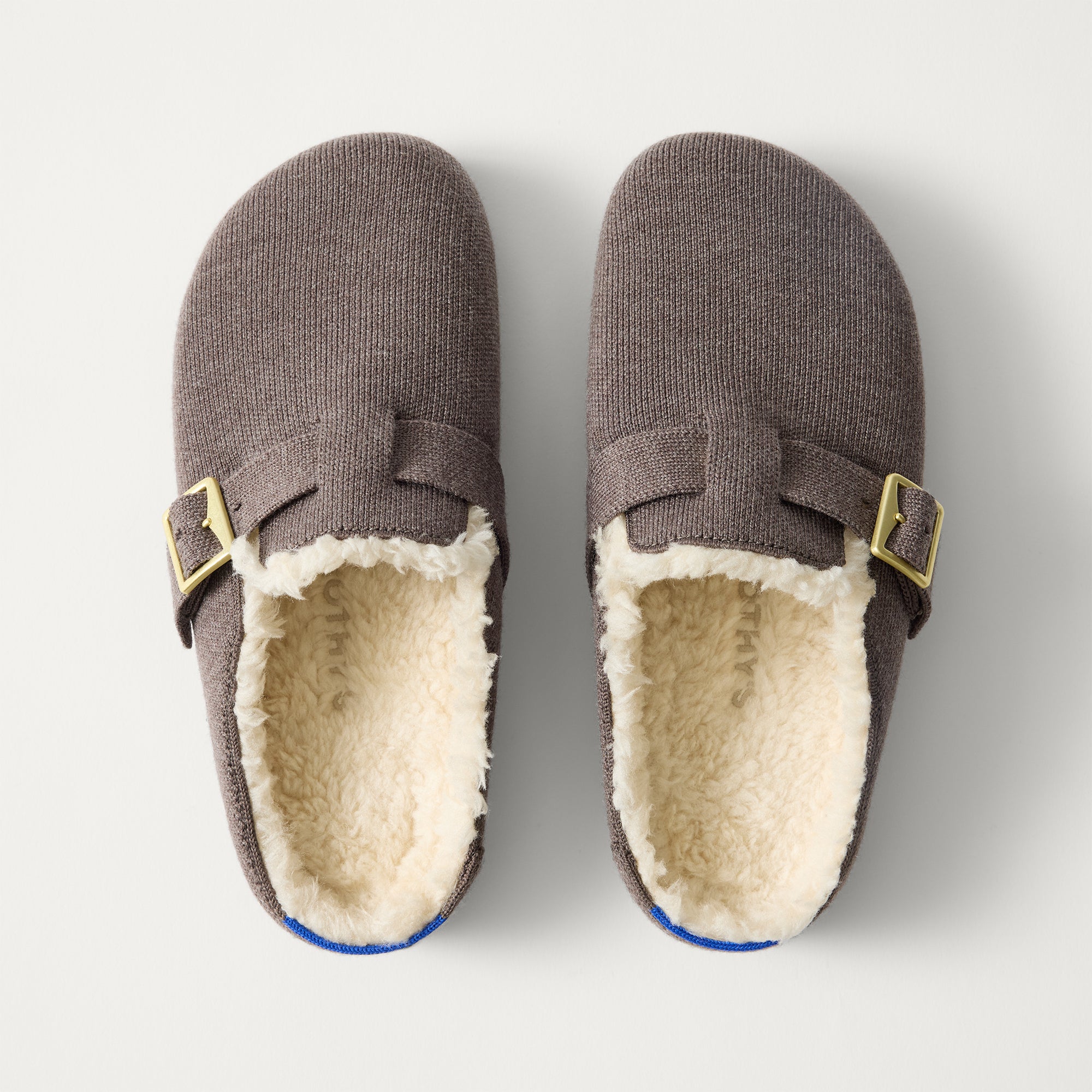 The Teddy Buckle Clog - Porcini