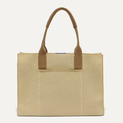 The Classic Tote - Macadamia Open-Knit