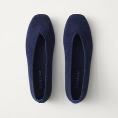 The Max Square Ballerina - ReVelvet™ Navy