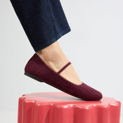 The Max Square Mary Jane - ReVelvet™ Syrah